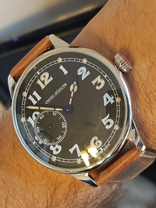 Renowacja zegarków. Z zegarka kieszonkowego robimy zegarek naręczny (pasówkę) przykład Jaeger-LeCoultre