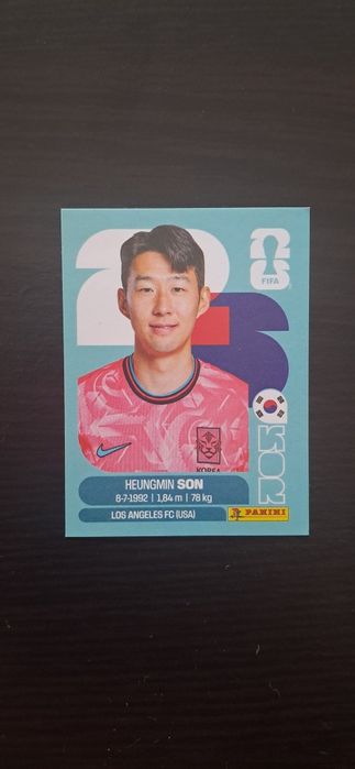 Cromo futebol de Son(Mundial 2026)da Panini