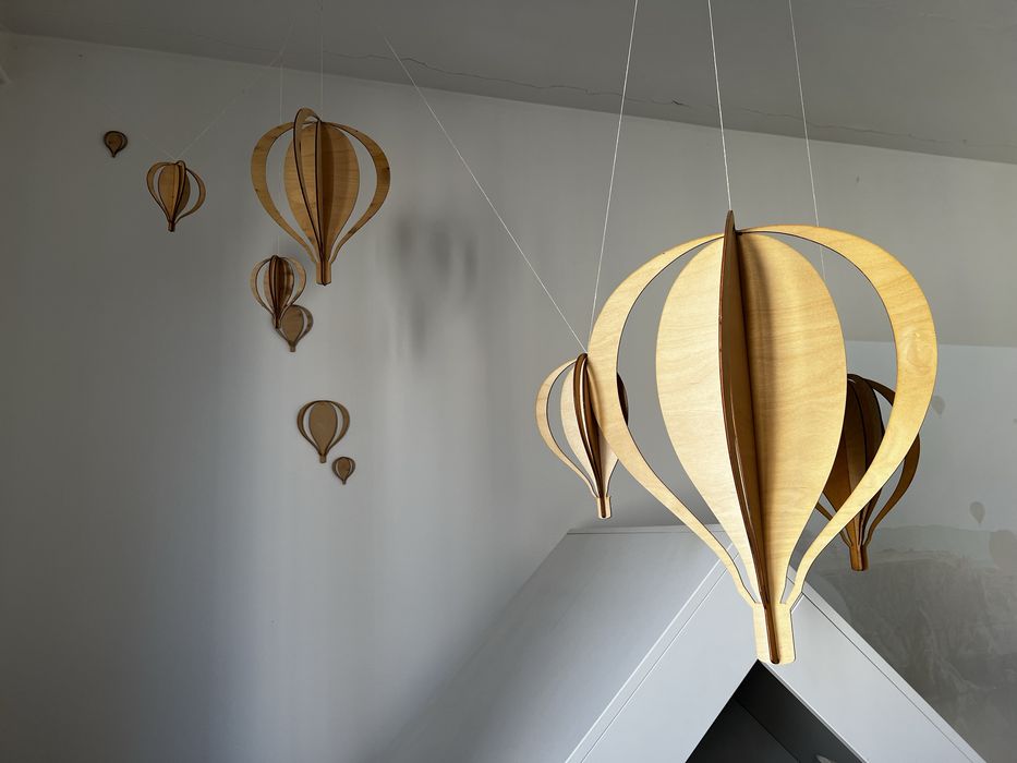 Balony ozdobne  handemade z pokoju dzieciecego