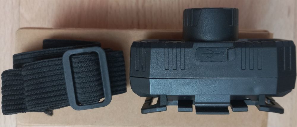 Latarka lampka czołówka USB Akumulator