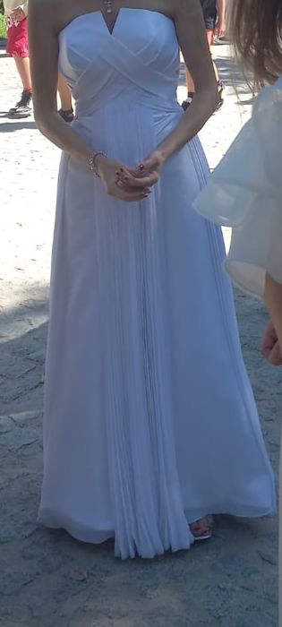 Suknia ślubna fulara & żywczyk w stylu empire rozmiar 36