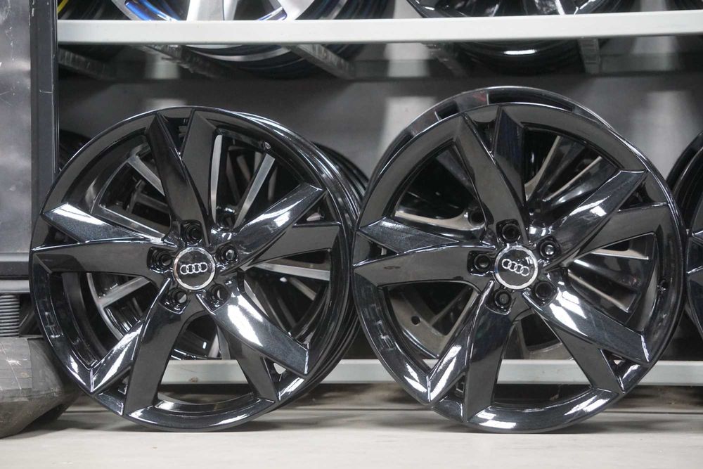 Alufelgi do Audi 5x112 przod 8,5Jx19 et42 tyl 8,5Jx19 et32 cb66,6mm czarna perła