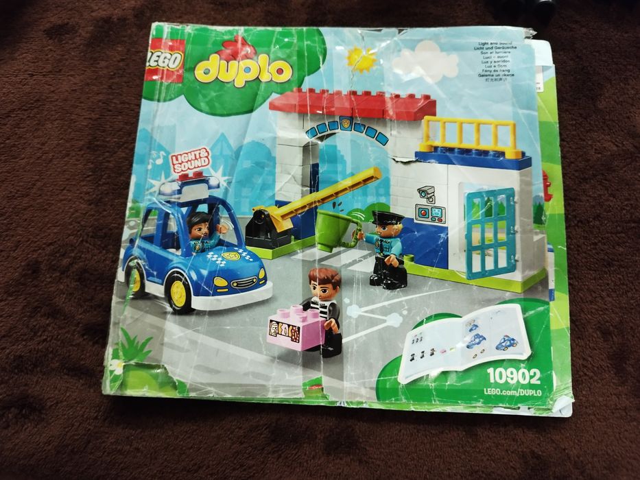 3 zestawy LEGO Duplo policja x 2 i super bohaterowie
