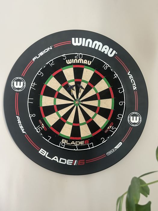 Zestaw Dart  Winmau  Blade 6  + Lotki Target Nuke