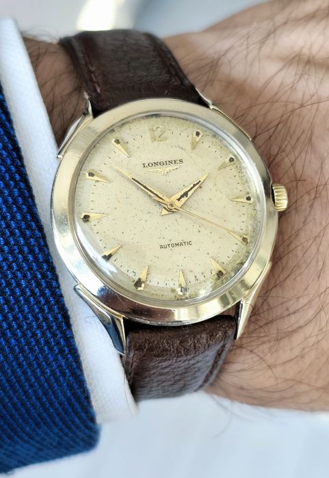 Oryginalny szwajcarski zegarek Longines z 1954 roku