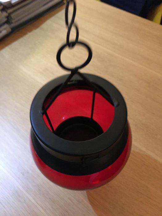 Porta velas Novo de pendurar