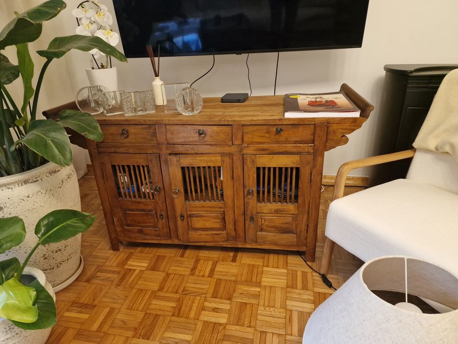 Komoda kolonialna palisander lite drewno