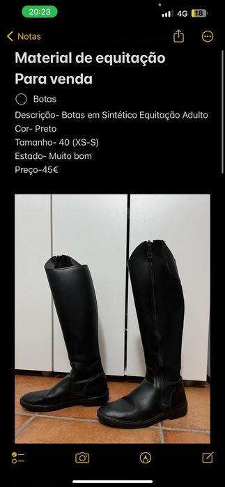 Material equitação