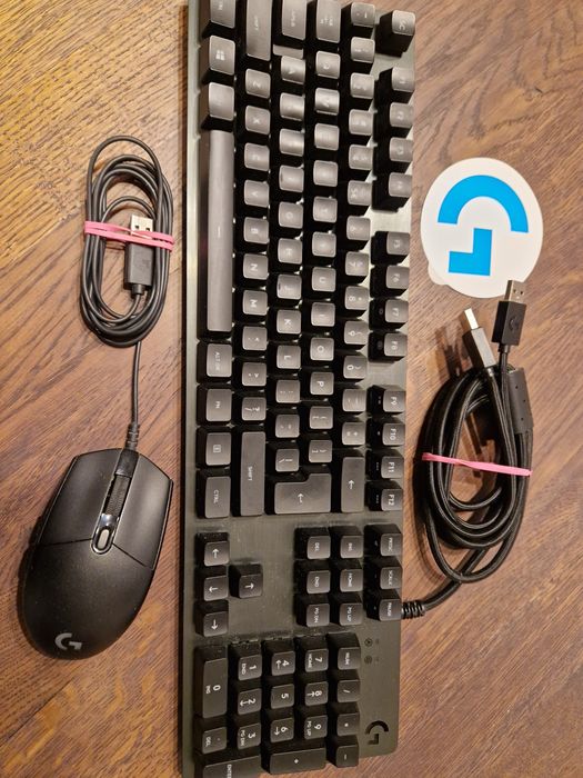 Klawiatura gamingowa Logitech G413 carbon z myszką Logitech G102