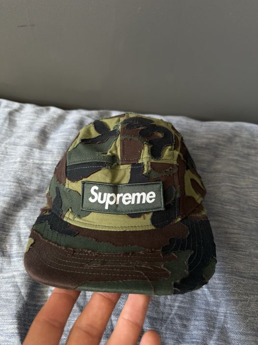 Czapka Supreme 5 Panel Woodland Camo