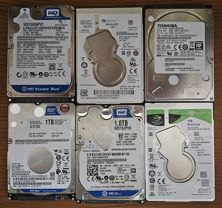 Жорсткі диски 1Tb