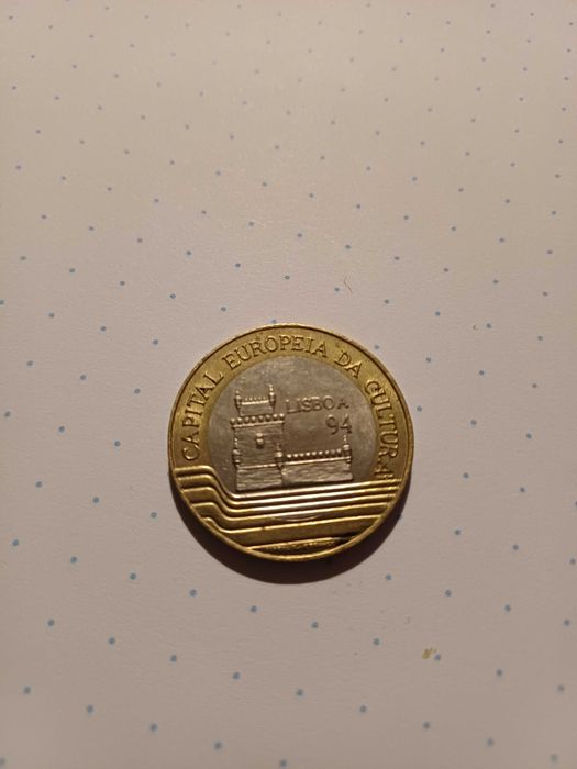 Moeda comemorativa de Lisboa capital europeia da cultura