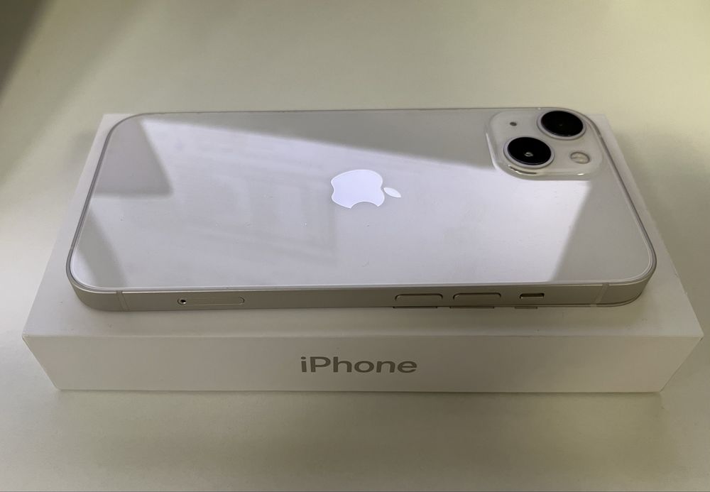 iPhone 13 128GB Starlight - Ідеальний стан, Нова батарея (100%)