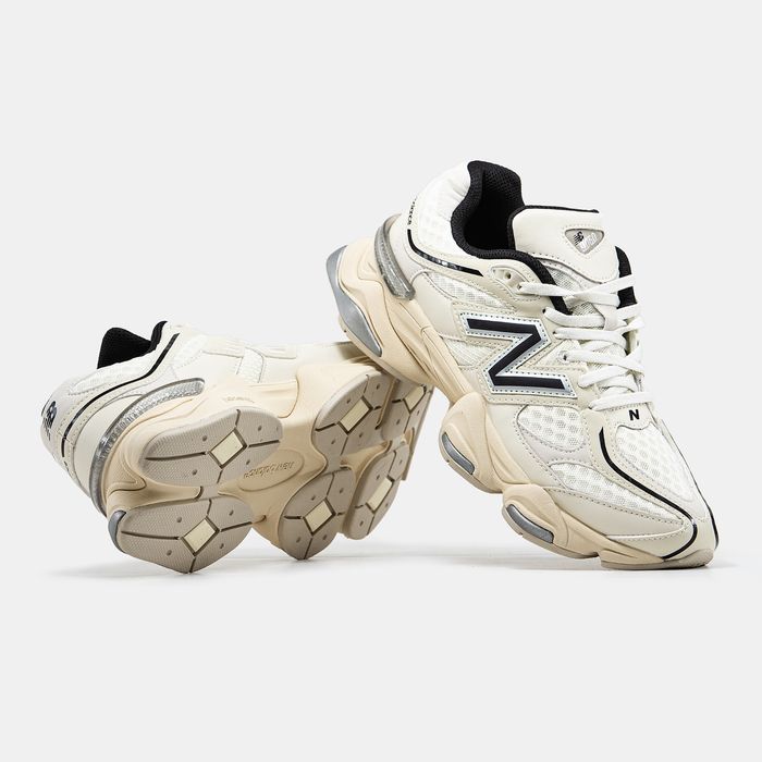 Кросівки Чоловічі Жіночі New Balance 9060 White Milk Black 36-45