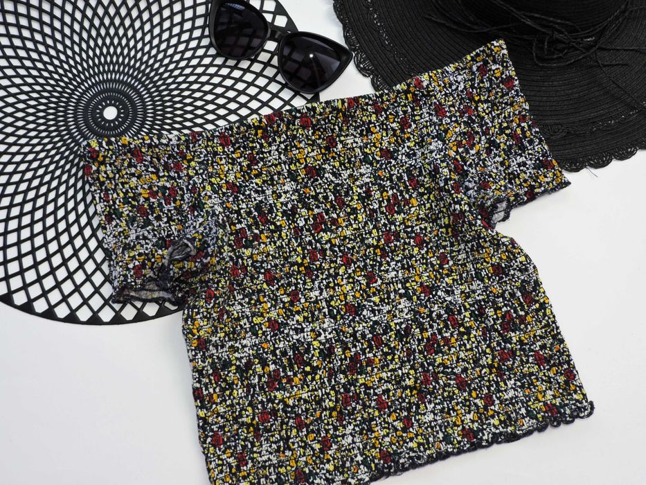 Only crop top marszczony S
