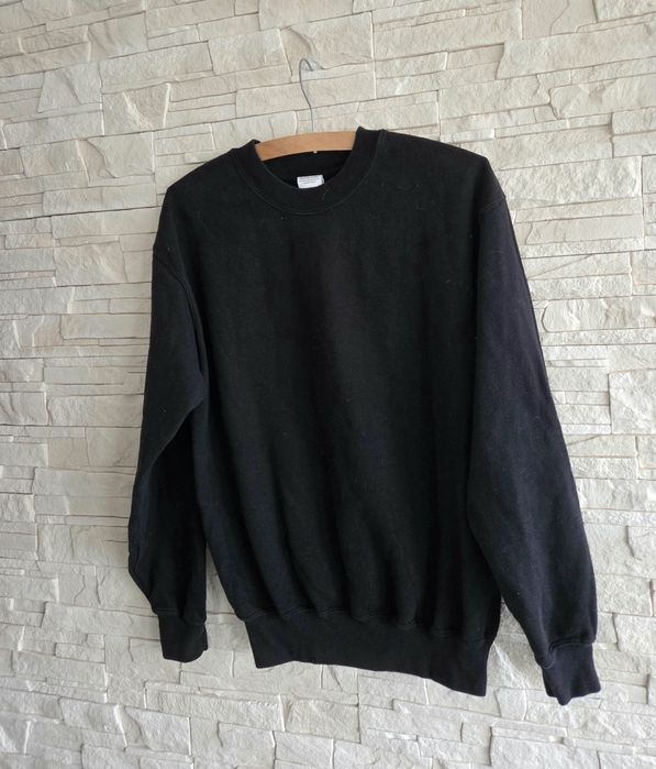 Czarna bluza bawełniana Quenn  Fruit the Loom rozm  S oversize .