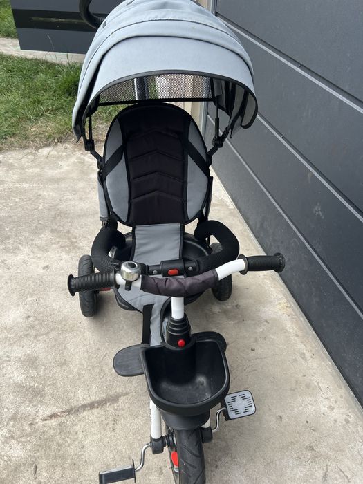 Rowerek trojkolowy Milly Mally  Movi szary