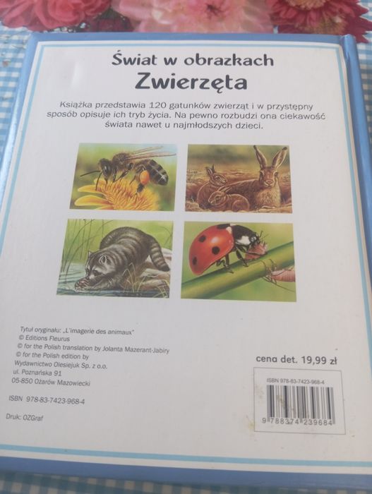 Дитяча енциклопедія "Świat w obrazkach: Zwierzęta" (польською мовою)