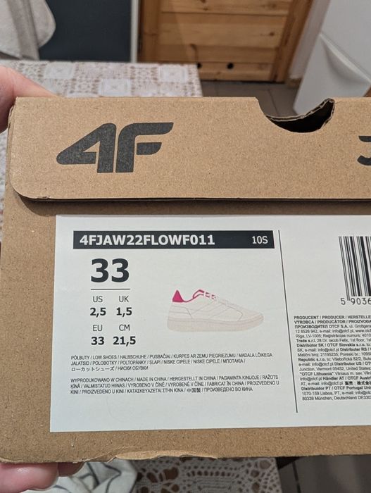 Adidasy buty 4F dla dziewczynki 33