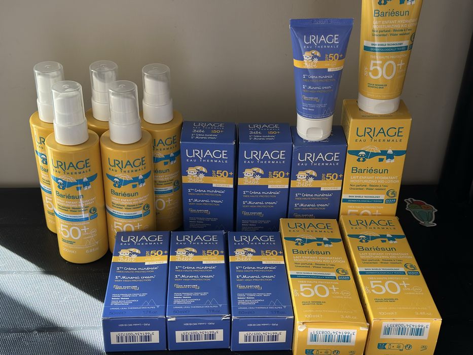 Uriage  дитячий сонцезахисний крем і спрей Франція