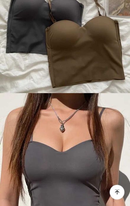 майка со вшитым лифом