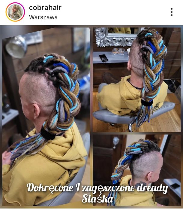 Dready Warszawa profesjonalnie dredloki, dredy full service.