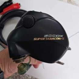 Cana e Carretel elétrico Daiwa SUPER TANACOM S 500, excelente. Cabo novo e cana Shimano nova.