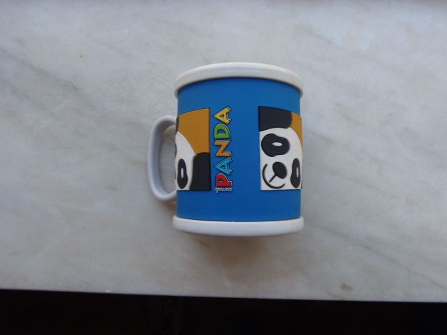 Relógio e Caneca Panda 3D