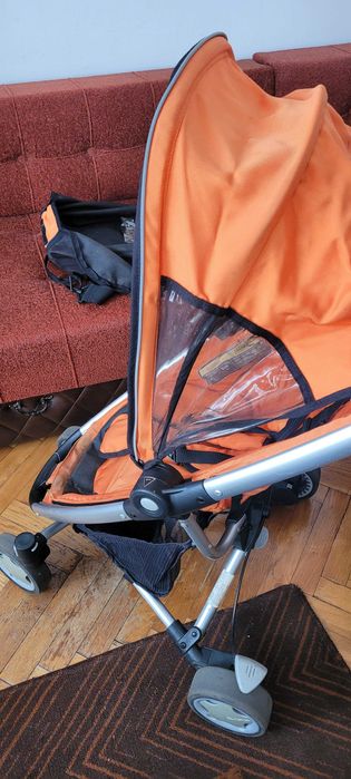 Najmniejszy wózek świata - do samolotu! pacerówka Quinny 4 kółka!