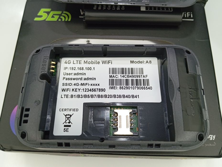 ‼️Портативний‼️модем з LCD-дисплеєм 4G Wi-Fi роутер 3000mAh 300Mbps‼️