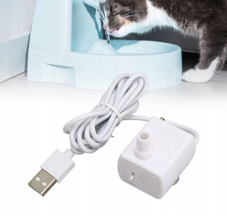 Pompa do fontanny dla zwierząt Cicha