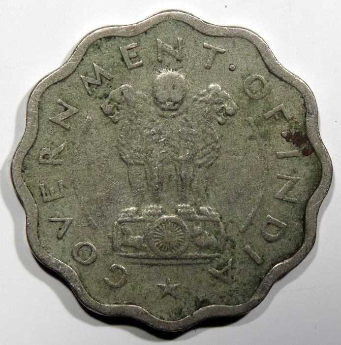 Moedas INDIA - Half, One e Two Annas 1950 ( preços individuais )