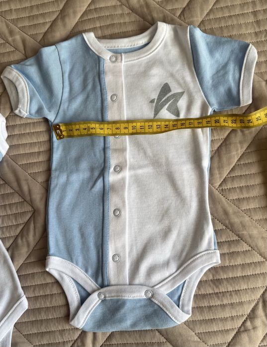 Бодіки з коротким рукавом р.62-68