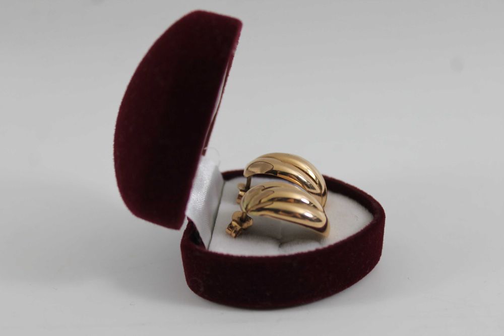 Złote kolczyki 585 2,27g