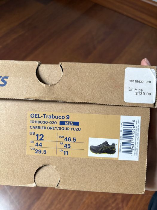 Buty Asics GEL Trabuco 9 do biegania w terenie rozm.46,5
