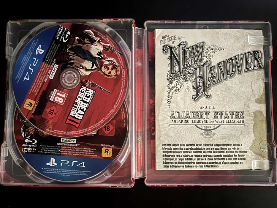 Red Dead Redemption 2 Ps4 Steelbook