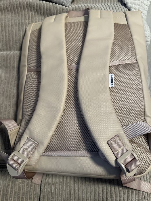 Plecak reebok beżowy, wodoodporny