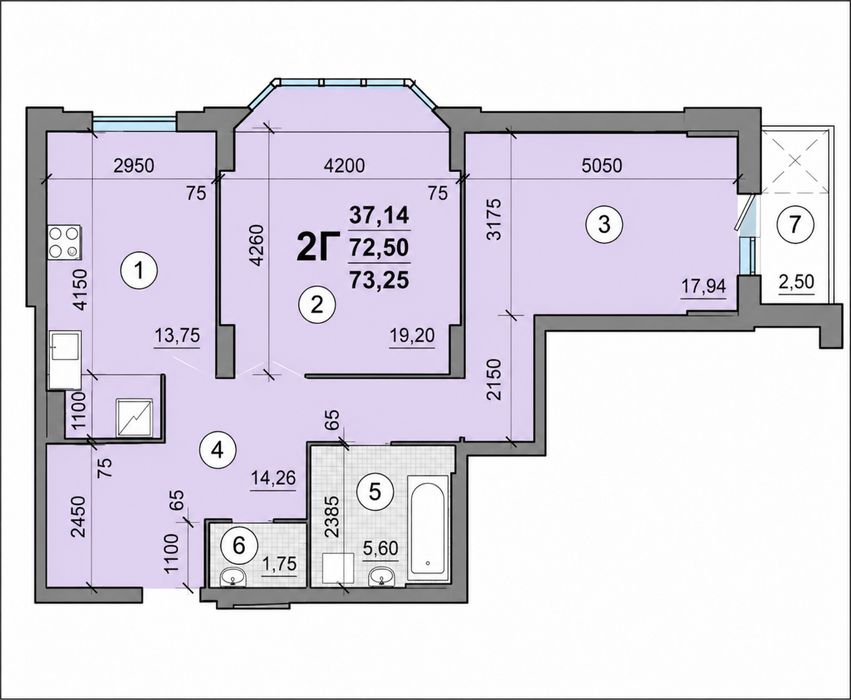 ГАРЯЧА ЦІНА! 2-кімнатна 76 м² у ЖК Kyiv Sky | Центр |