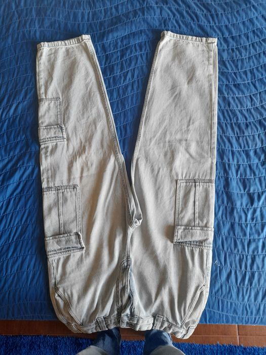 Calças cargo baggy
