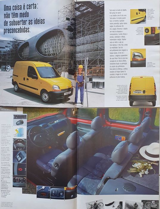 2 Catálogos automóvel Renault Kangoo e Kangoo Express
