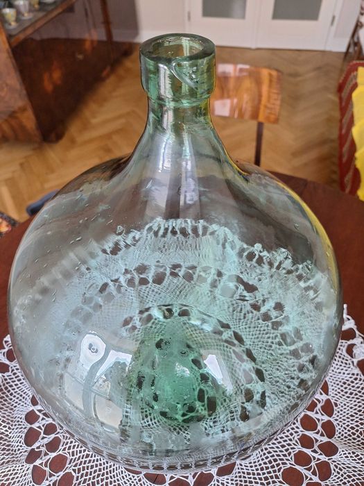 Baniak, balon gąsior szklany, butla na wino, gęsior