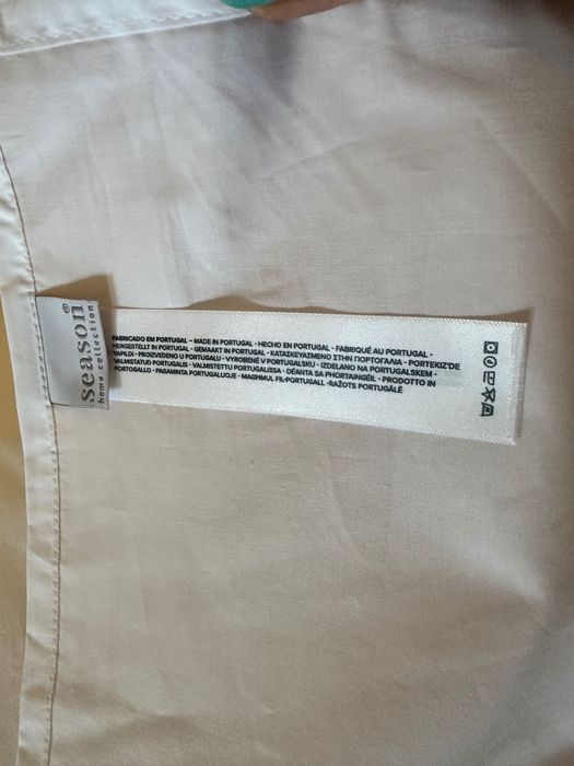 Lençóis e capas de edredon 100% algodão percal