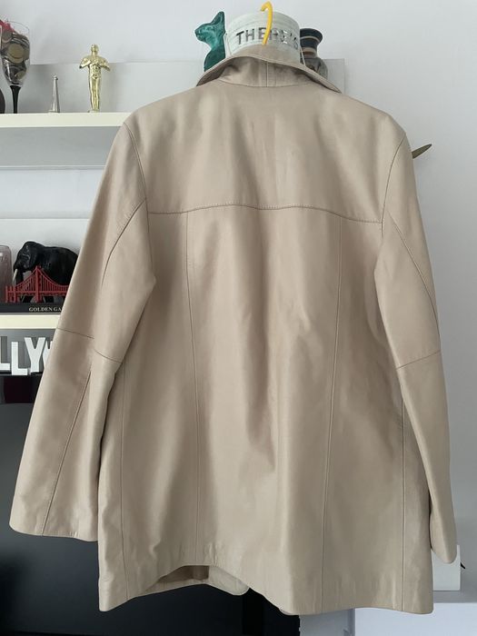 Andrzej Jedynak M skóra skórzany beżowy uroczy damski