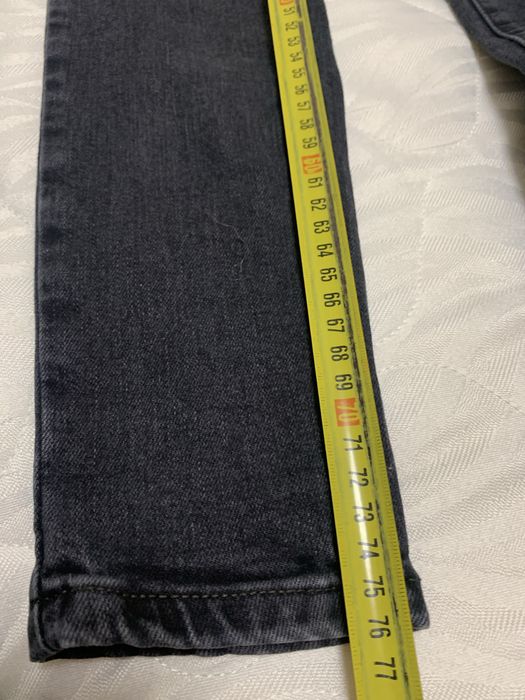 Джинси левіс levis premium 24р хс темно-сірі стрейч