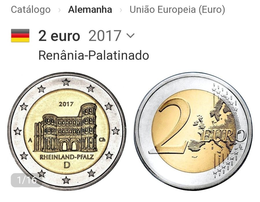 Moeda 2€, Alemanha 2017