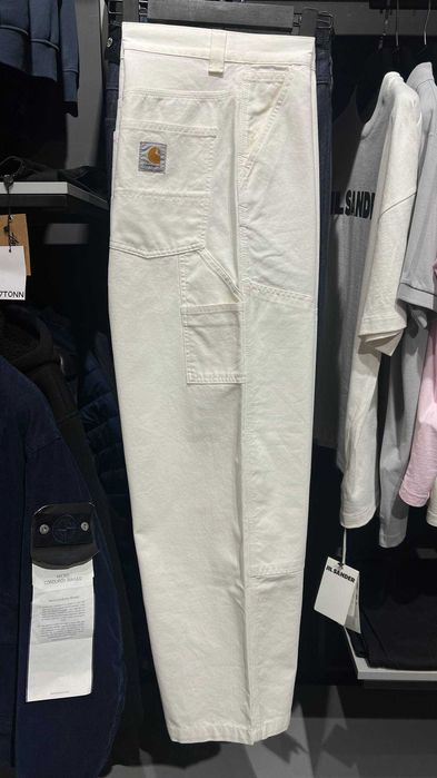 Оригінальні Штани Carhartt WIP Wide Panel Pant M Нові Білі Джинси / Карго