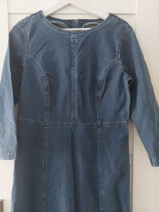 EDC by Esprit jeansowa sukienka L