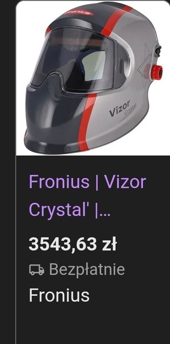Przyłbica Spawalnicza Vizor Crystal