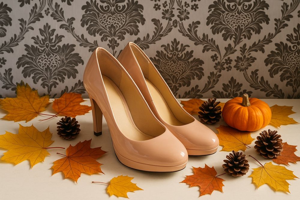 Szpilki naturalny kolor