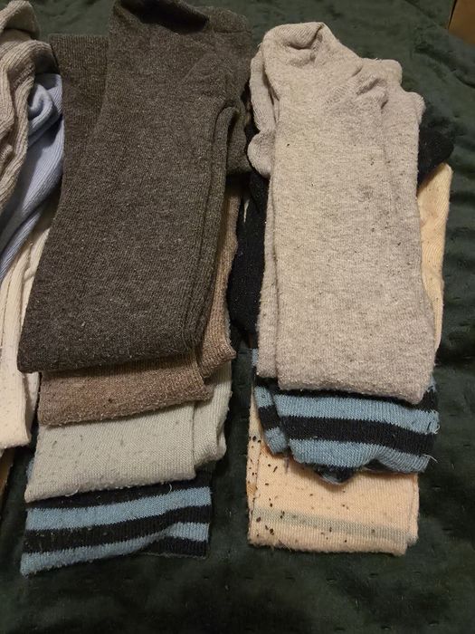 Lote meias calças bebé